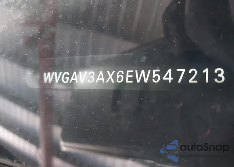 2014 Volkswagen Tiguan Se из США, поврежденный, VIN WVGAV3AX6EW547213